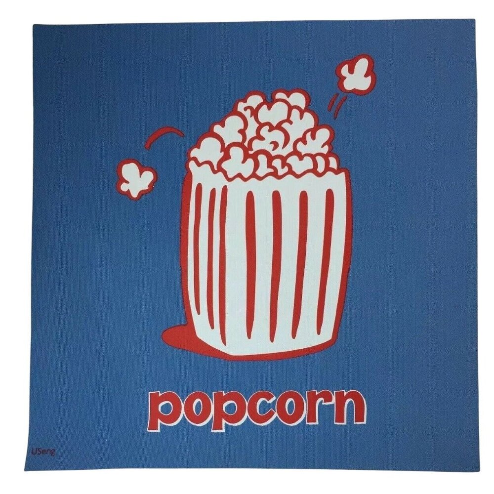 Cranium Hullabaloo Children Game Blue Popcorn Square Foot Mat Floor Pad 2004